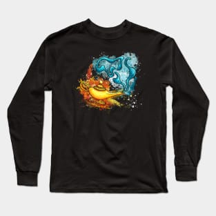 The magical genie lamp, from Aladdins arabian nights tale Long Sleeve T-Shirt